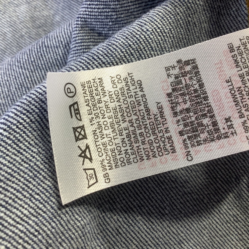 Reiss Indigo Wilder Patchwork Denim Maxi Dress US 14 Zip Back‎ A Line NWT - Picture 9 of 13